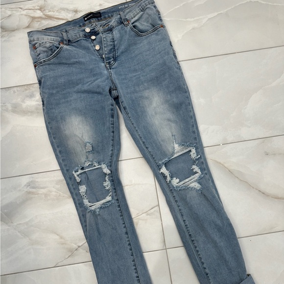 purple brand Other - Purple Brand P001 Slim Distressed Knee Slit Boutique Designer Jean | 90's Worn